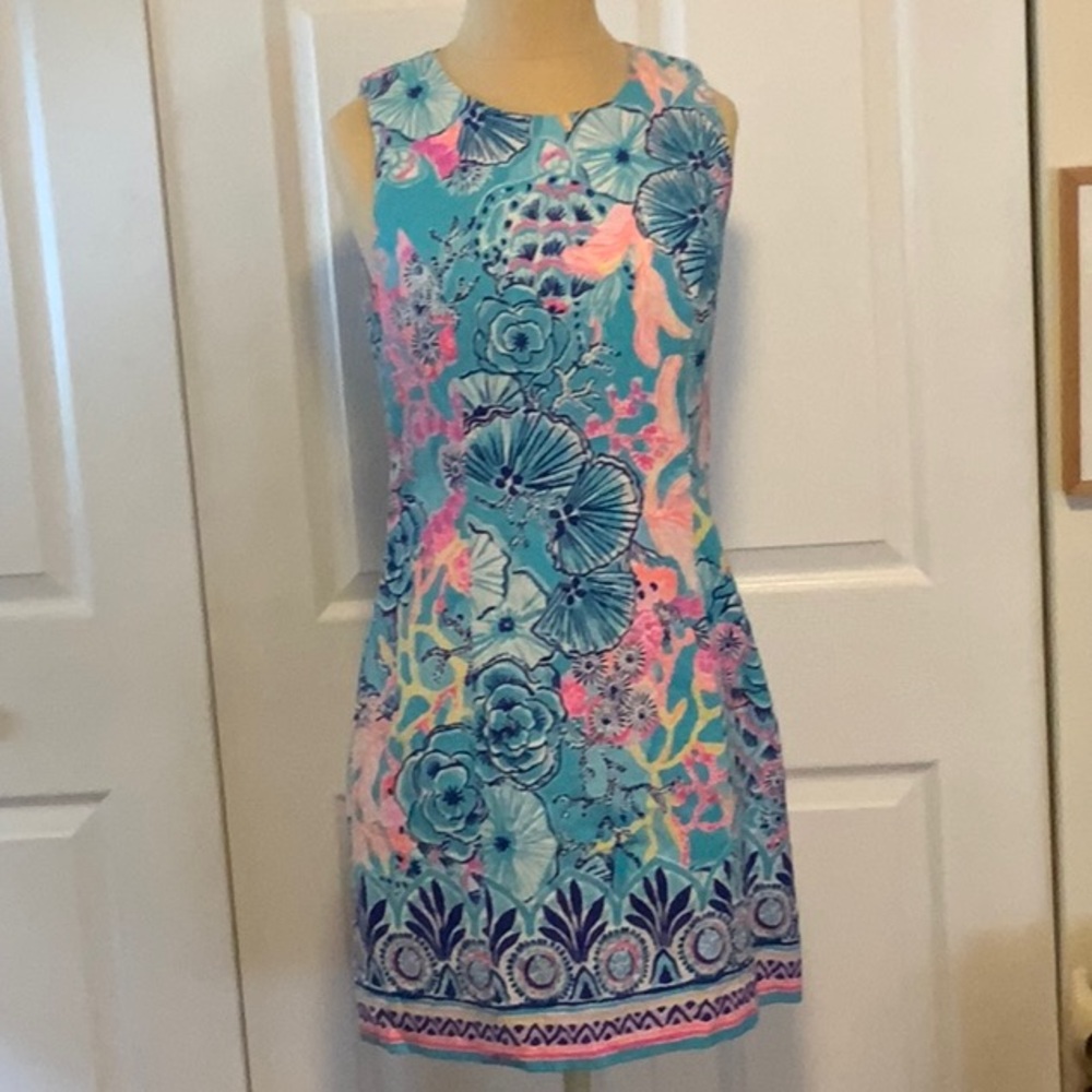 LILLY PULITZER Mila Stretch Shift Dress Sz. 4